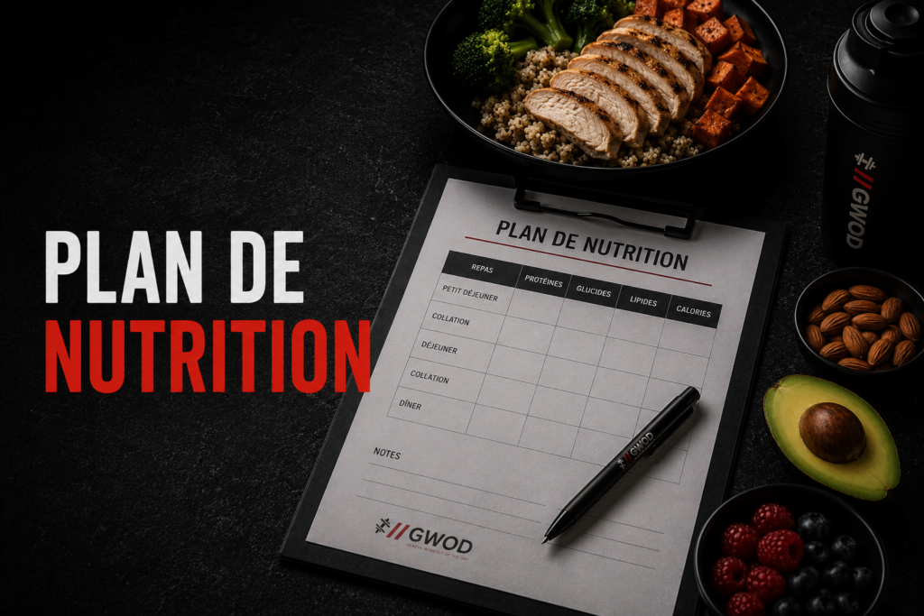 Plan de nutrition GWOD – alimentation et performance sportive