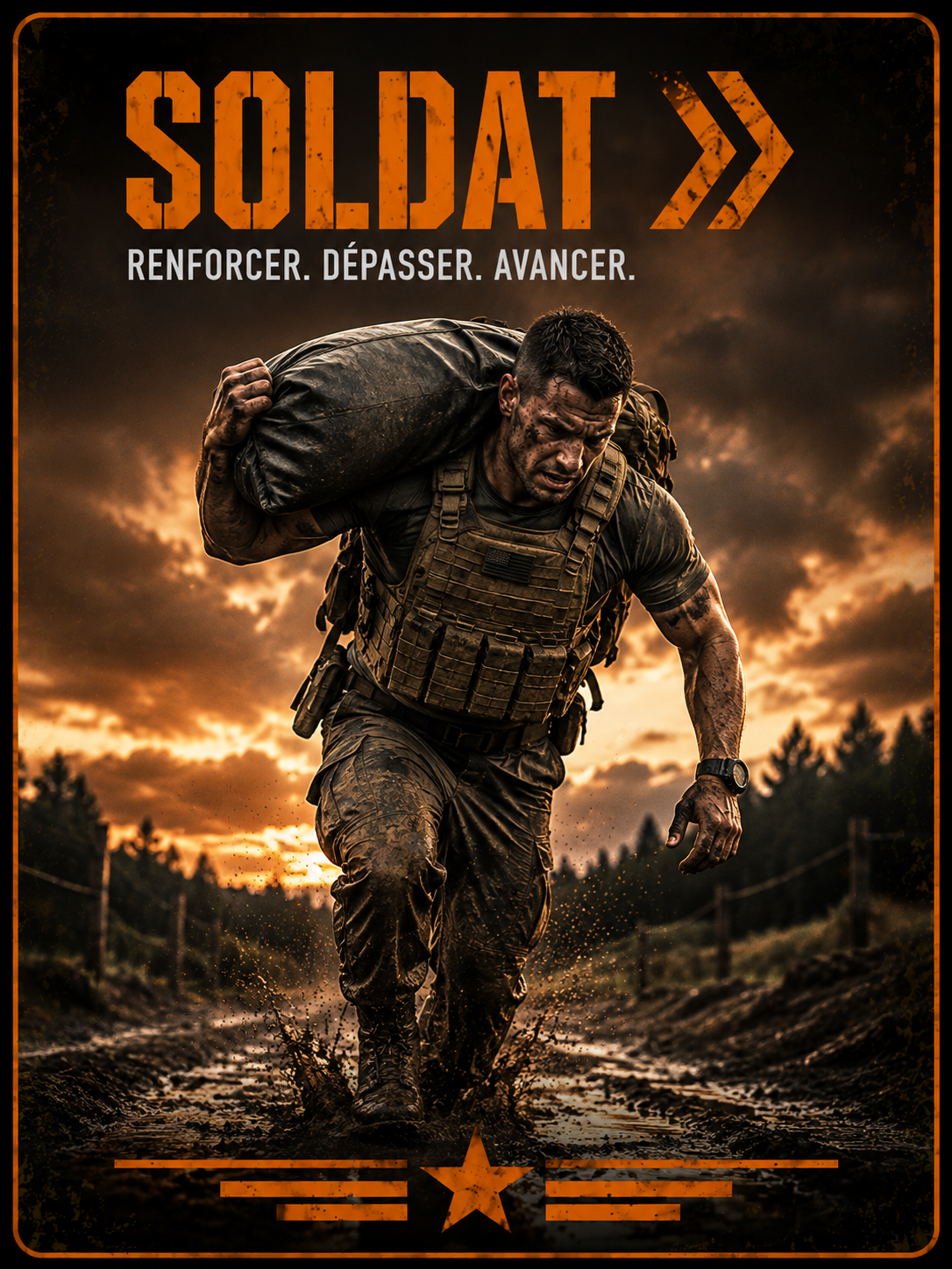 WOD niveau Soldat – entraînement physique GWOD